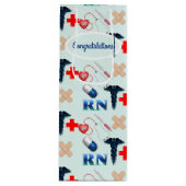 看護学校卒業 ワインギフトバッグ (正面)