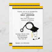 看護学校卒業 招待状 (正面/裏面)