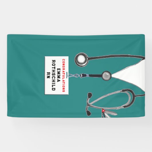 看護学校卒業 横断幕 (横)