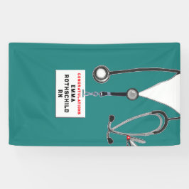 看護学校卒業 横断幕