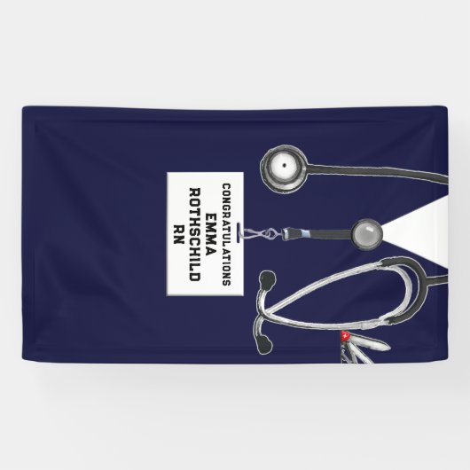 看護学校卒業 横断幕 (横)