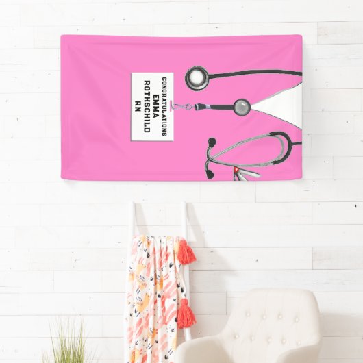 看護学校卒業 横断幕 (インサイチュ)