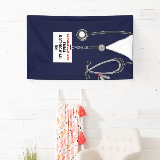 看護学校卒業 横断幕 (インサイチュ)