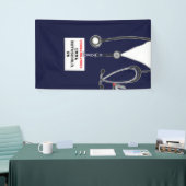 看護学校卒業 横断幕 (トレードショー)