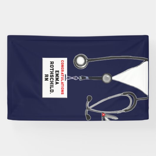 看護学校卒業 横断幕 (横)