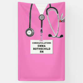 看護学校卒業 横断幕