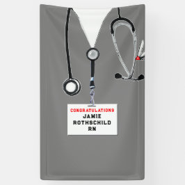 看護学校卒業 横断幕