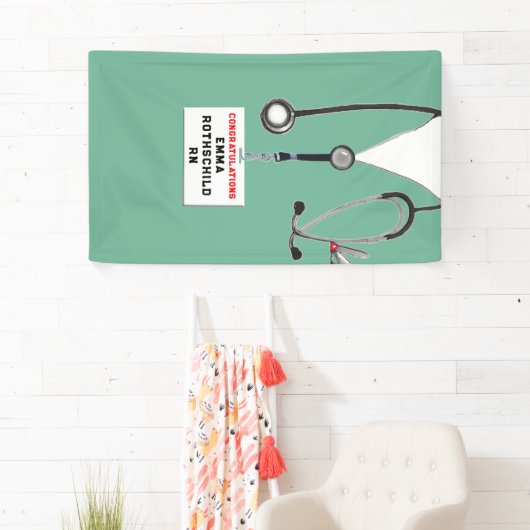 看護学校卒業 横断幕 (インサイチュ)