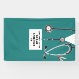 看護学校卒業 横断幕