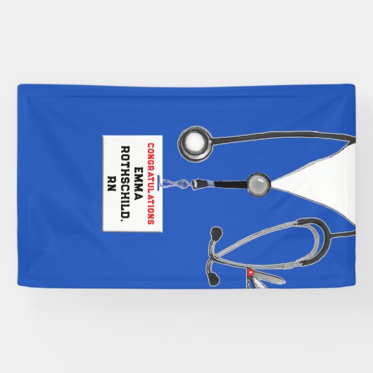 看護学校卒業 横断幕 (横)