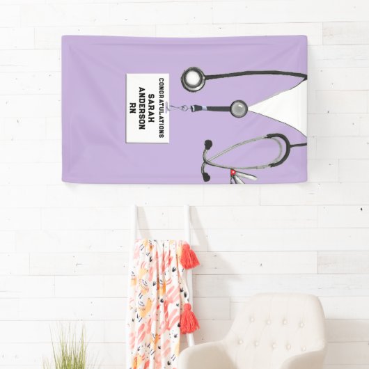 看護学校卒業 横断幕 (インサイチュ)