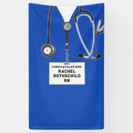 看護学校卒業 横断幕