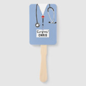 看護学校又は医学校の卒業 ハンドファン (正面)