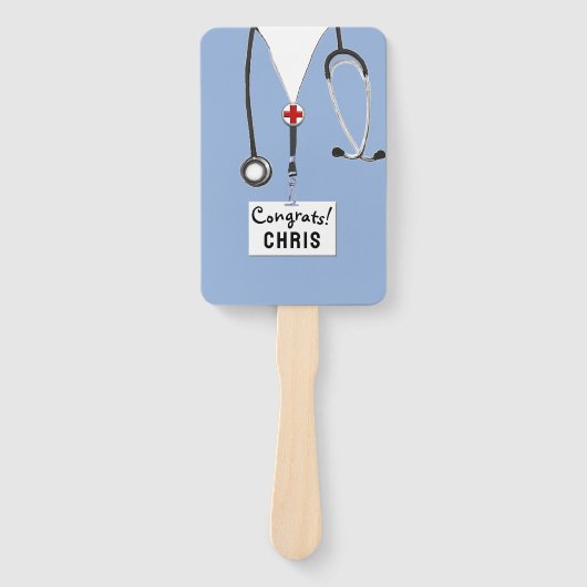 看護学校又は医学校の卒業 ハンドファン (正面)