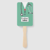 看護学校又は医学校の卒業 ハンドファン (裏面)