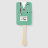 看護学校又は医学校の卒業 ハンドファン (正面)