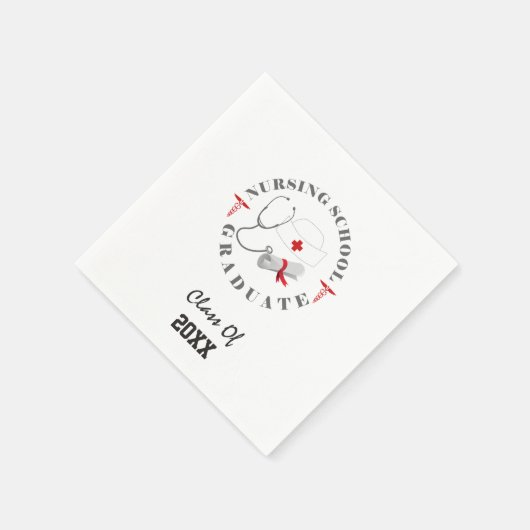 看護学校大学院ギア スタンダードカクテルナプキン (角)