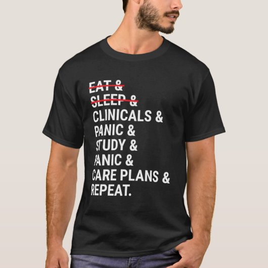 看護学校学生ナース Tシャツ (正面)