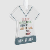 看護学校学生未来ナースRNギフト オーナメント (正面)