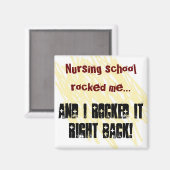 看護学校私はそれを磁石を揺り動かした マグネット (正面/裏面)