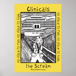 看護学校臨床 – 悲鳴ポスター ポスター