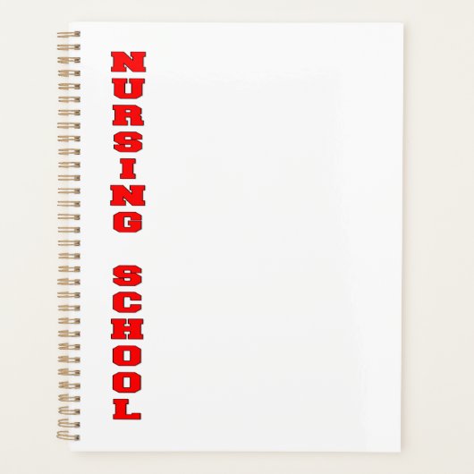 看護学校 プランナー手帳 (正面)