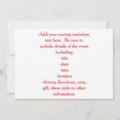 看護学校EKG卒業カード 招待状 (裏面)