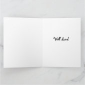 看護学校RNナース卒業カード カード (内部)