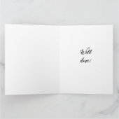 看護学校RNナース卒業 カード (内部)