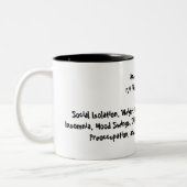 看護学生のコーヒー・マグ ツートーンマグカップ (左)