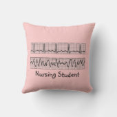看護学生の枕#2 クッション (裏面)