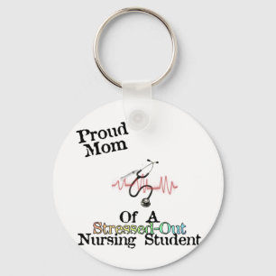 看護学生のProudMom キーホルダー