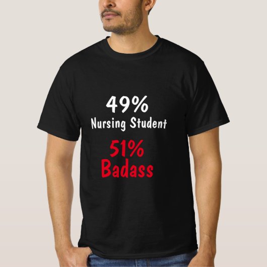 看護学生はカッコイイ Tシャツ (正面)