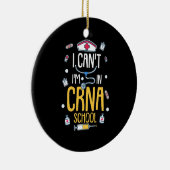 看護学生はCRNA学校にいる セラミックオーナメント (右)