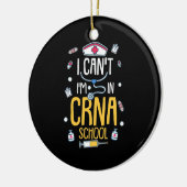 看護学生はCRNA学校にいる セラミックオーナメント (左)