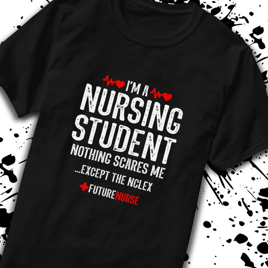 看護学生ギフト – NCLEX Prep – 将来のナース Tシャツ