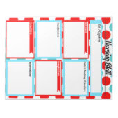 看護学生スキルテンプレート ノートパッド (正面)