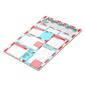 看護学生スキルテンプレート ノートパッド (アングル)