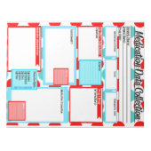 看護学生スキルテンプレート ノートパッド (正面)