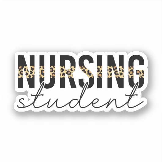 看護学生チータープリント未来のナースギフト シール (正面)