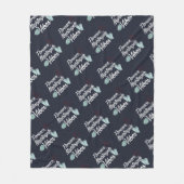 看護学生ナイチンゲールビベス フリースブランケット (正面)