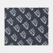 看護学生ナイチンゲールビベス フリースブランケット (正面(横))