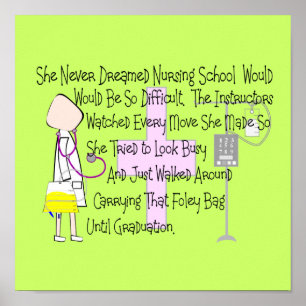 看護学生物語アートポスター「フォリーバッグ」 ポスター