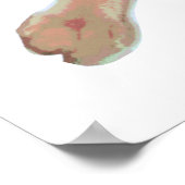 看護学生用の猫 – 私はストレス ポスター (角)