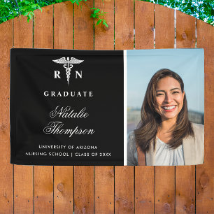 看護学生登録ナース卒業カスタム 横断幕