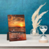 看護学生/ナース祈りの言葉プラーク フォトプラーク (側面)