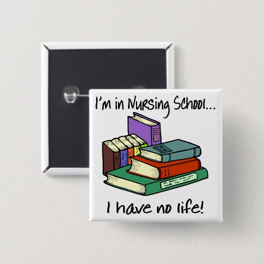 看護学生 缶バッジ (正面&裏面)