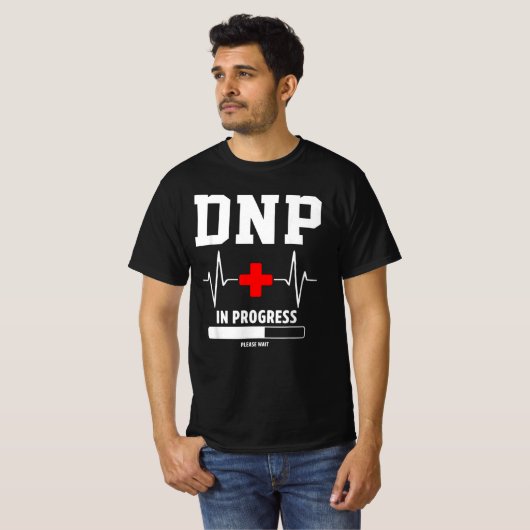 看護実習のDNP卒業医師 Tシャツ (正面フル)