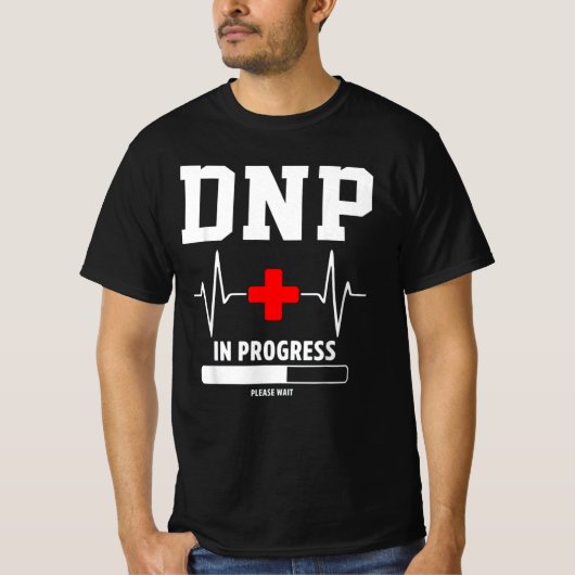 看護実習のDNP卒業医師 Tシャツ (正面)