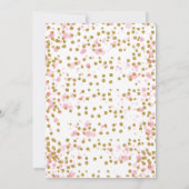 看護専門学校の卒業の招待状 招待状 (裏面)